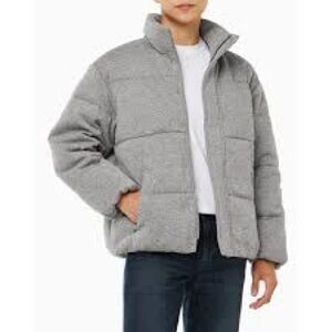 Men's Gray Puffer Jacket